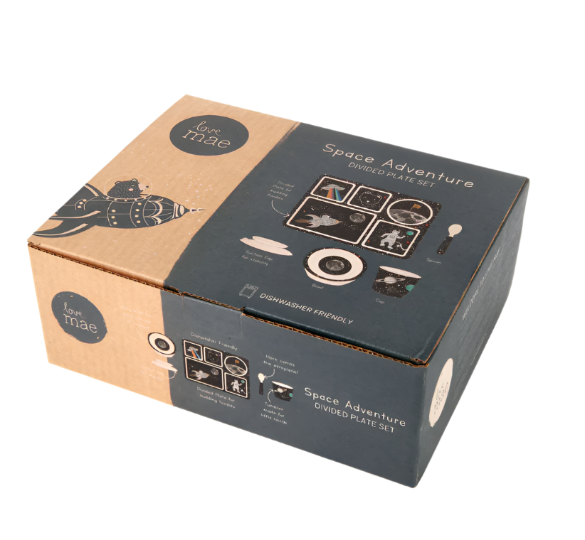 Divided Plate Set: Space Adventure