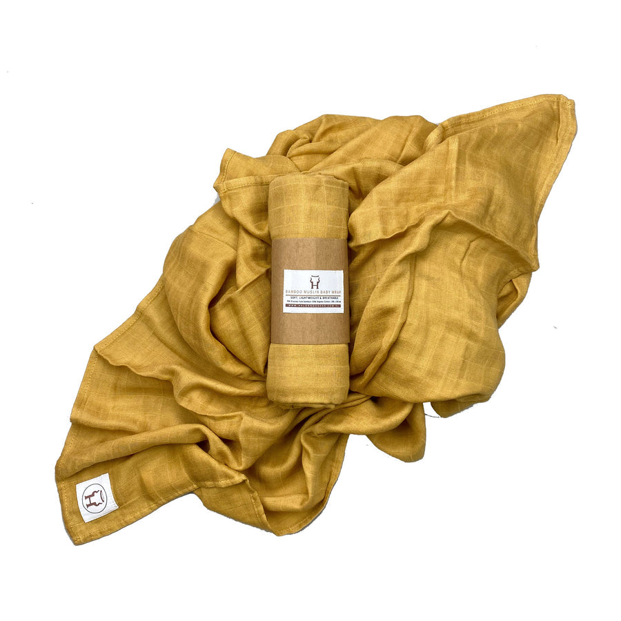 Bamboo Muslin Baby Swaddle Wrap