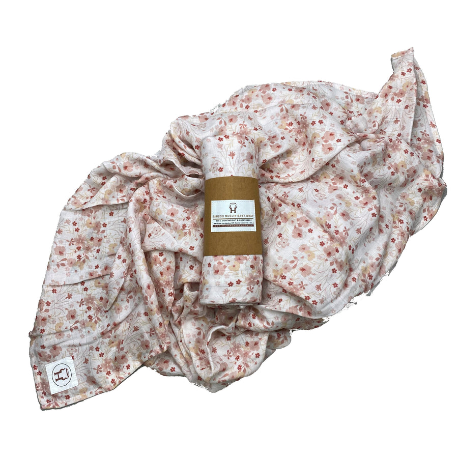 Bamboo Muslin Baby Swaddle Wrap