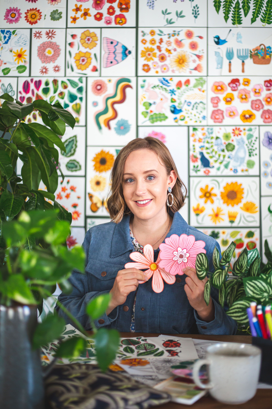 Cat & Bird Mini Notebook