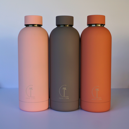 Flamingo Insulated Drink Bottle | Matte Pink