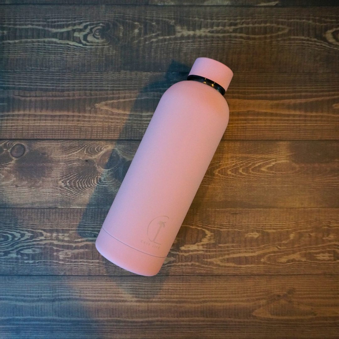 Flamingo Insulated Drink Bottle | Matte Pink