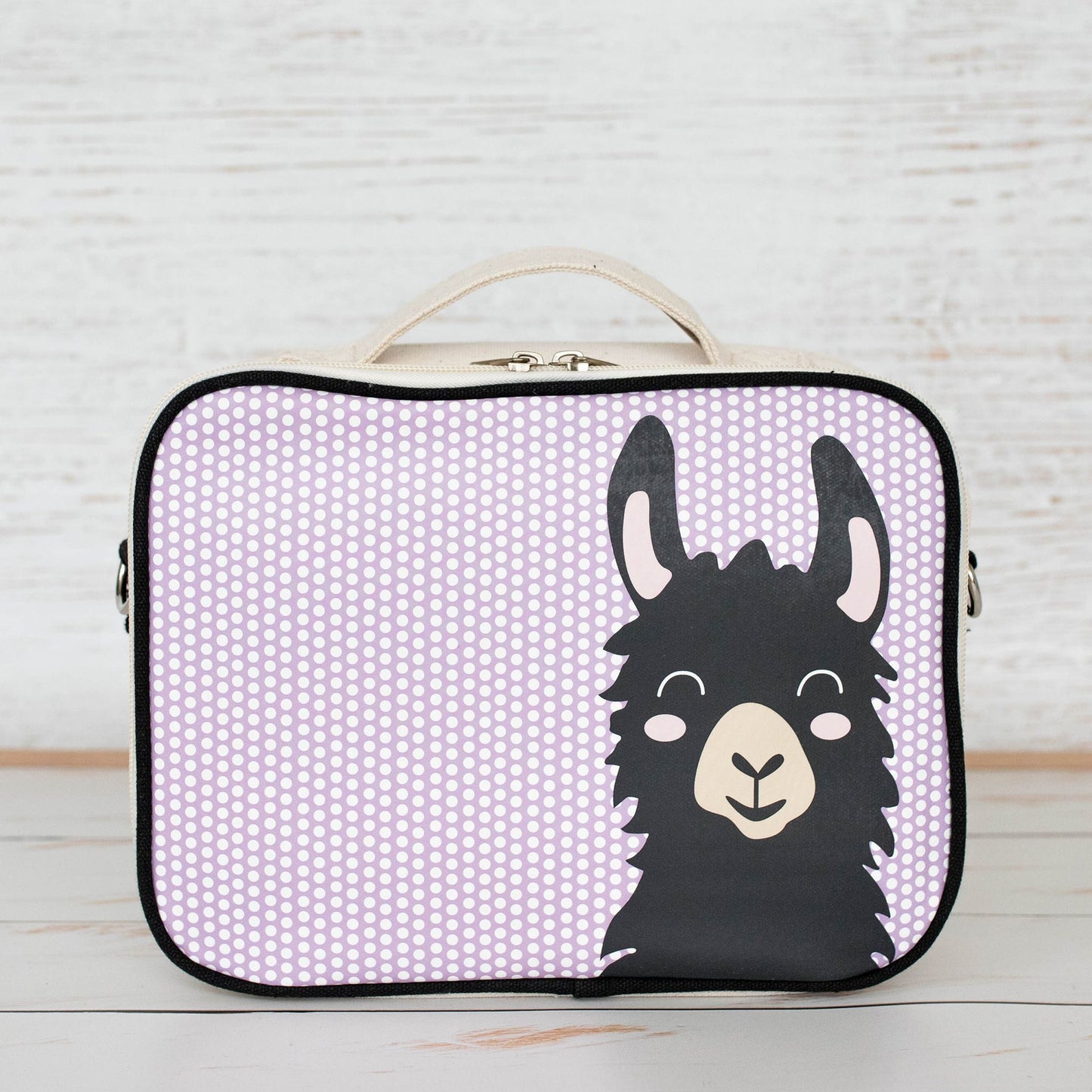 Organic Cotton Insulated Lunch Bag – Llama