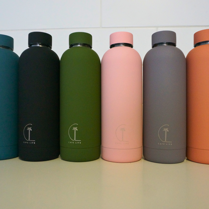 Flamingo Insulated Drink Bottle | Matte Pink