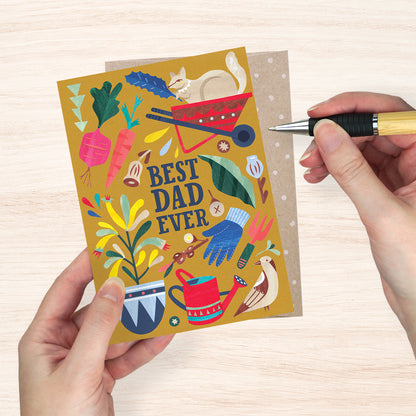 100% recycled Earth friendly Fathers Day Card