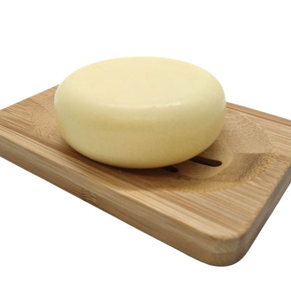 Bamboo shampoo bar drainer dish