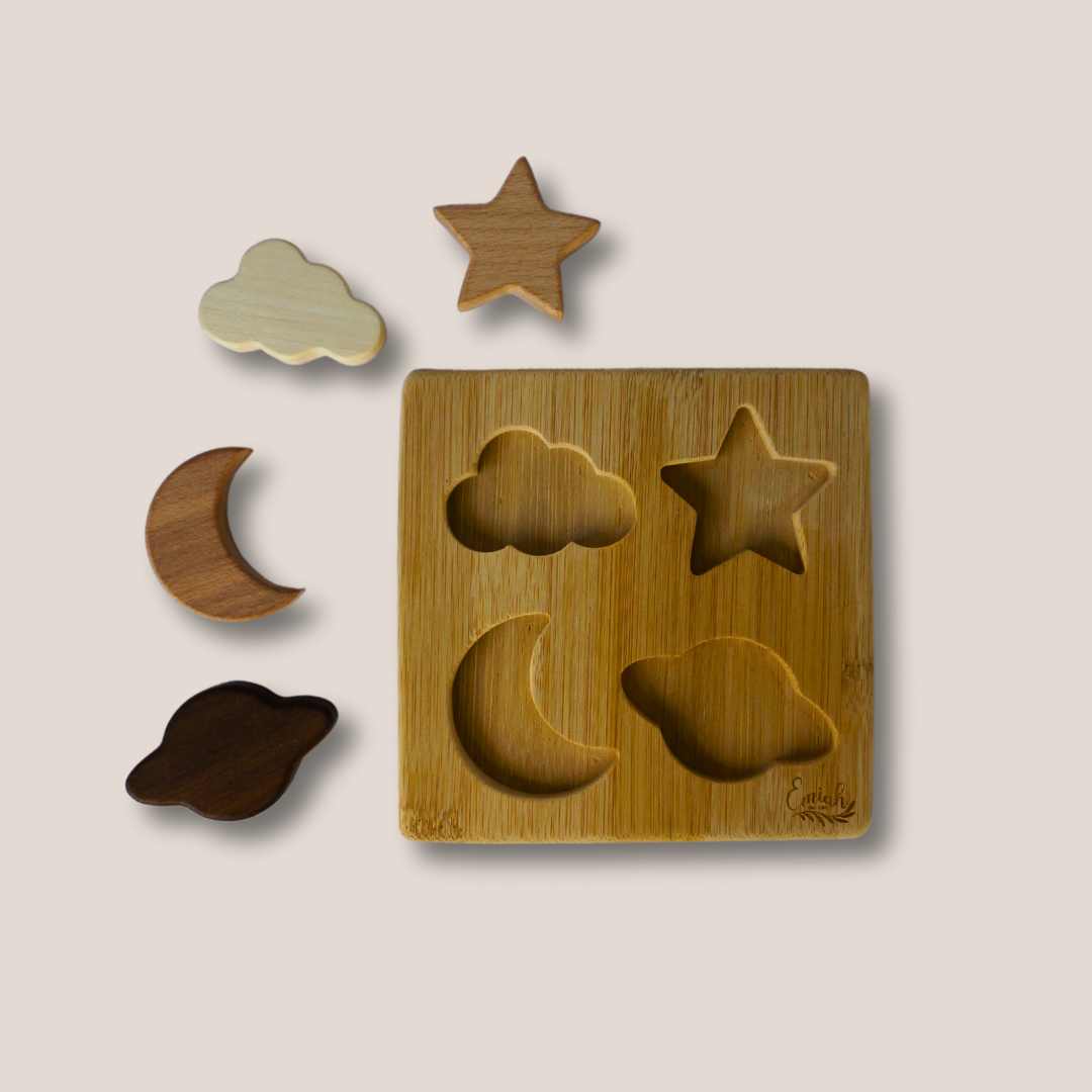 Wooden 4 piece Sky Puzzle