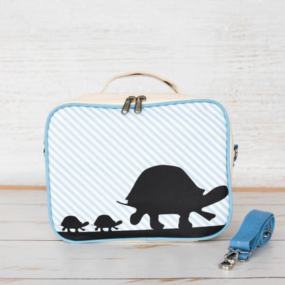 Organic Cotton Insulated Lunch Bag - Turtle