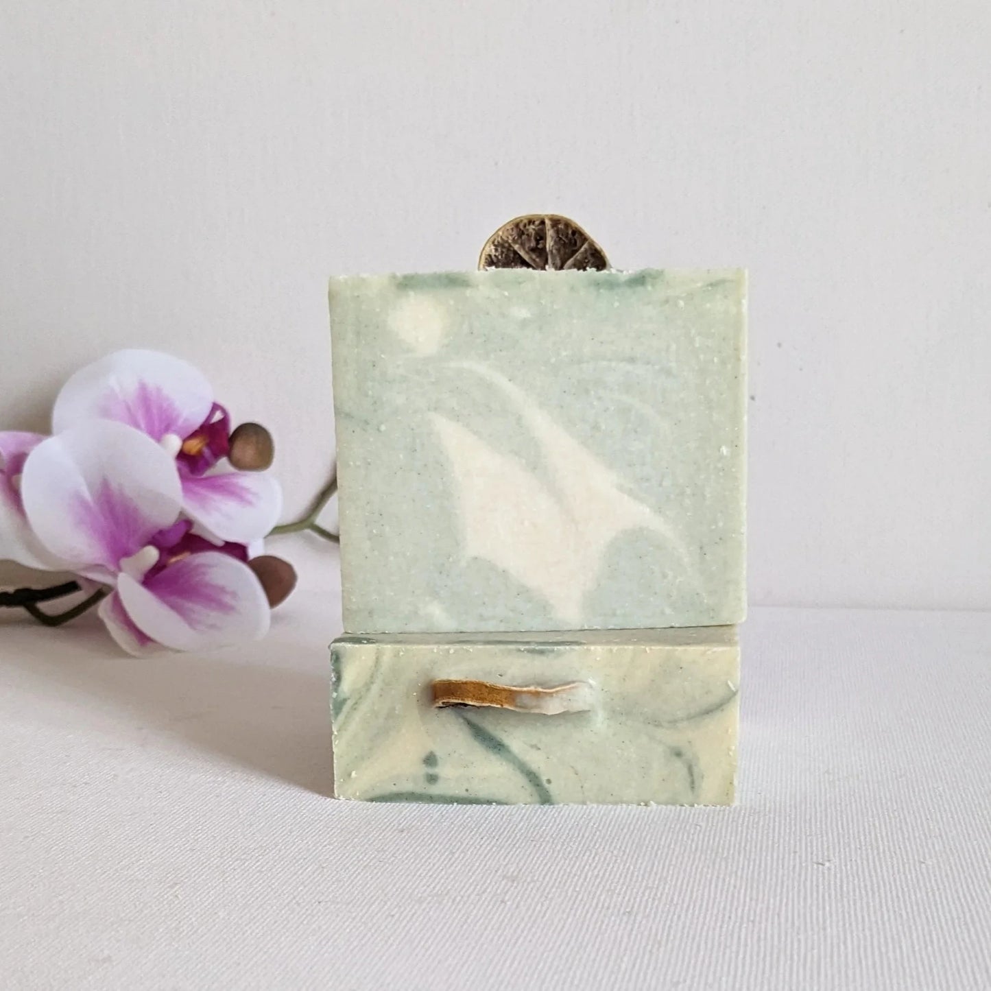 Lime and basil soap