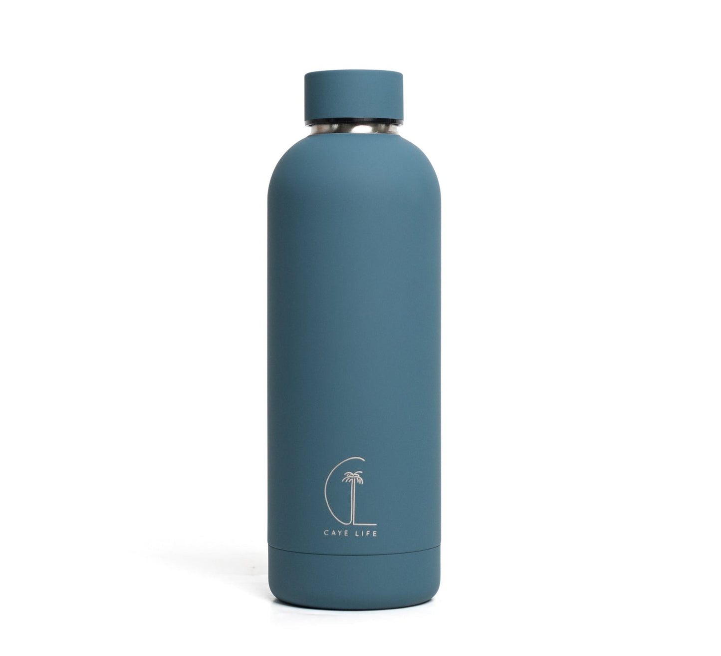 Castaway water bottle. blue colour