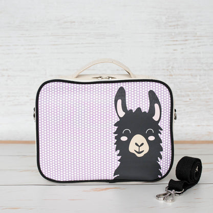 Organic Cotton Insulated Lunch Bag – Llama