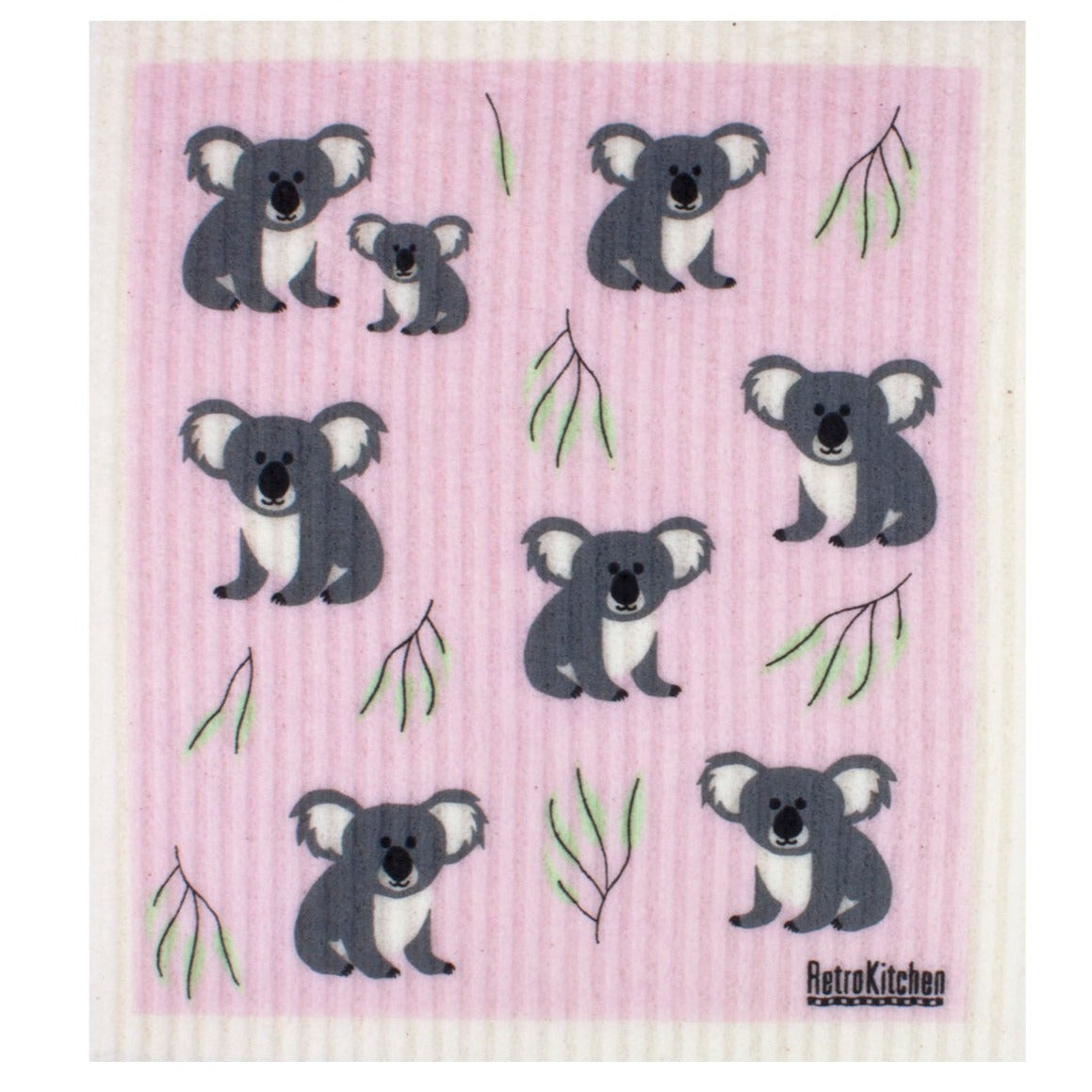 compostable sponge cloth koalas