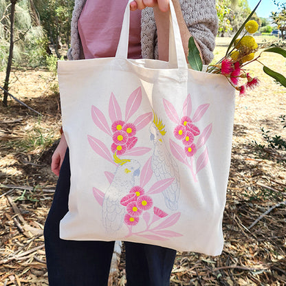Tote Bag - Silver Gum Cockatoo