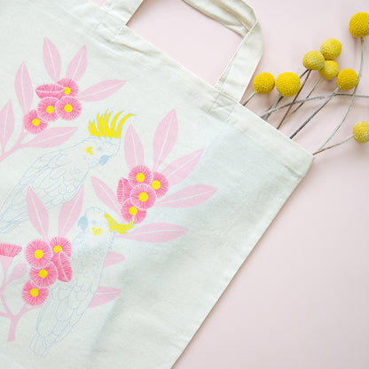 Tote Bag - Silver Gum Cockatoo