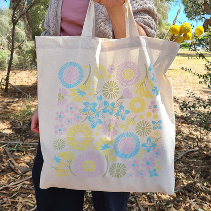 Organic Cotton Tote Bag  - (4 designs)