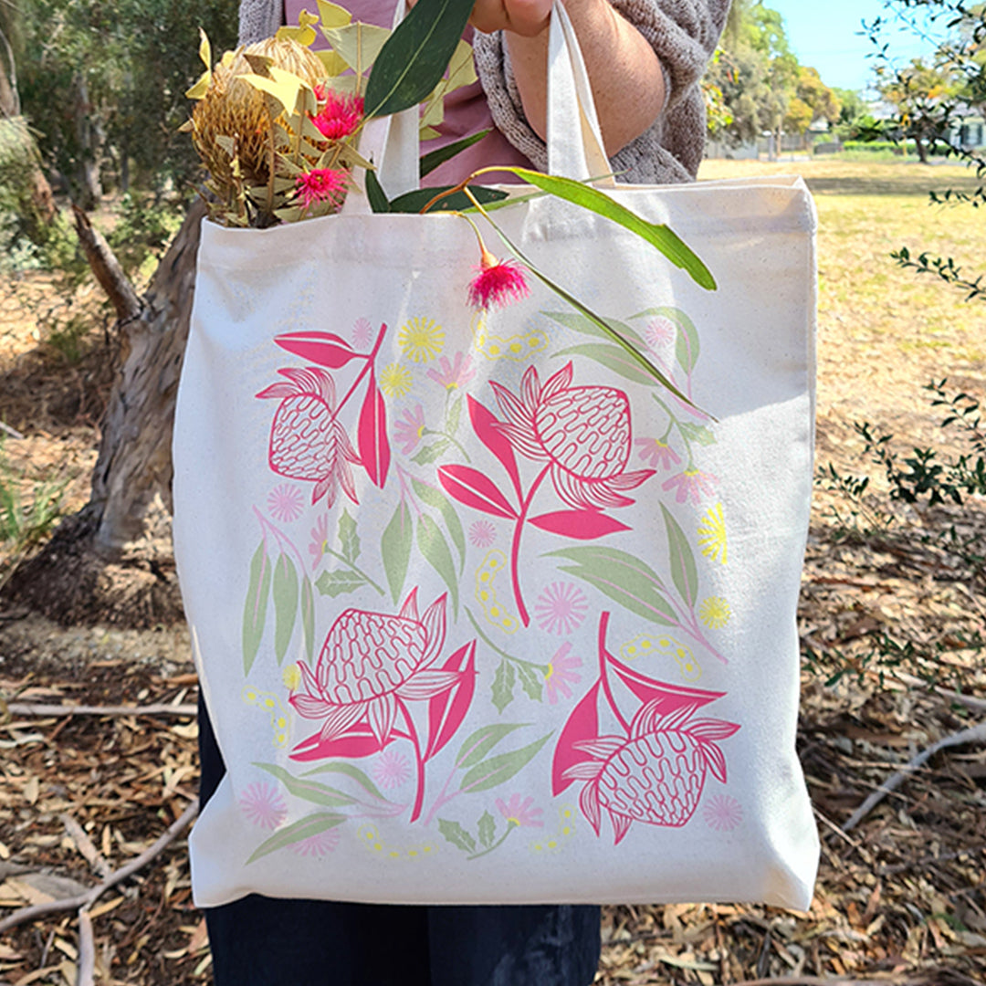 Tote Bag - Waratah Whirl