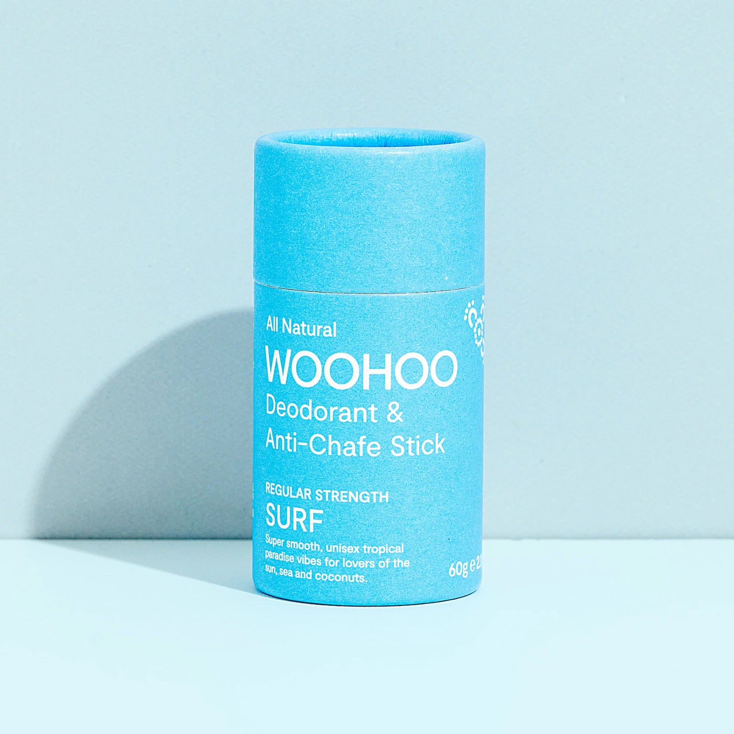 Woohoo Natural Deodorant & Anti-Chafe Stick (Surf)