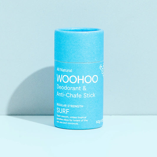 Woohoo Natural Deodorant & Anti-Chafe Stick (Surf)