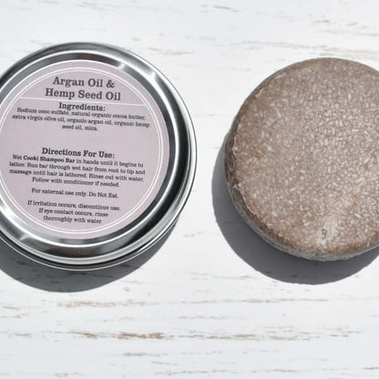 Argan Oil & Hemp Seed Shampoo Bar