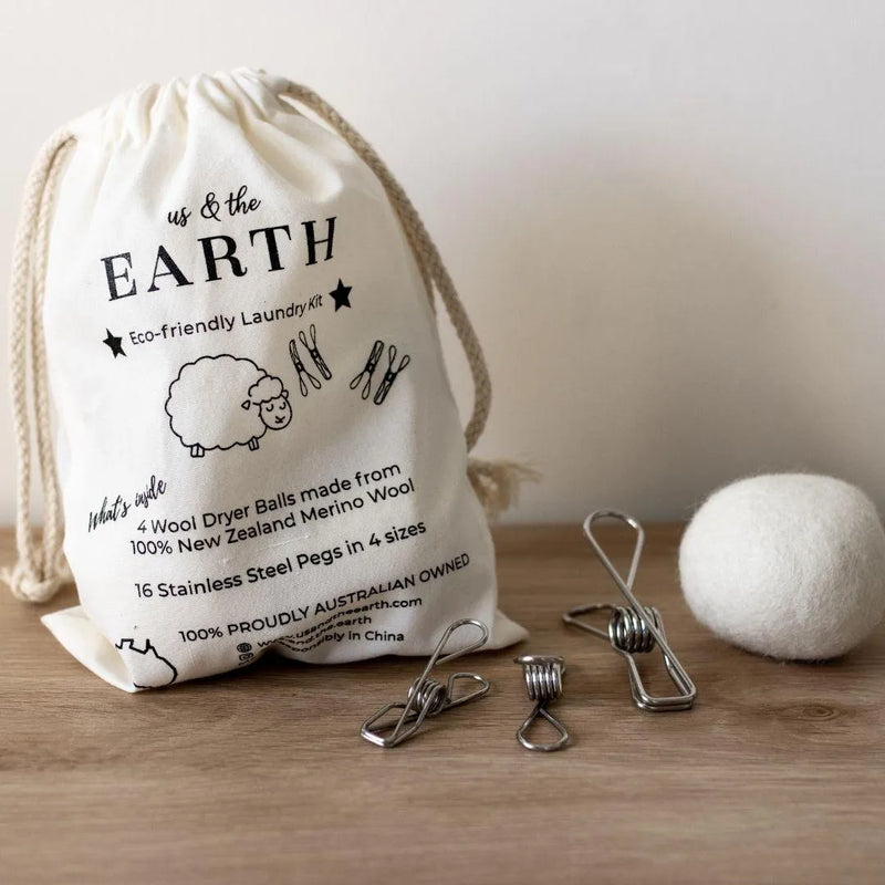 ECO LAUNDRY BALLS AND PEGS