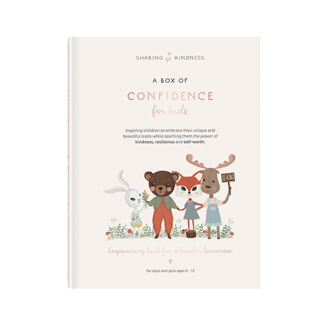 a box of confidence - affirmation cards for kids front cover