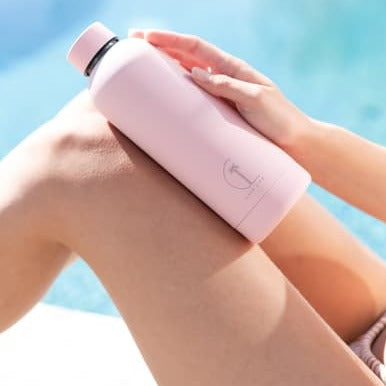 Flamingo Insulated Drink Bottle | Matte Pink