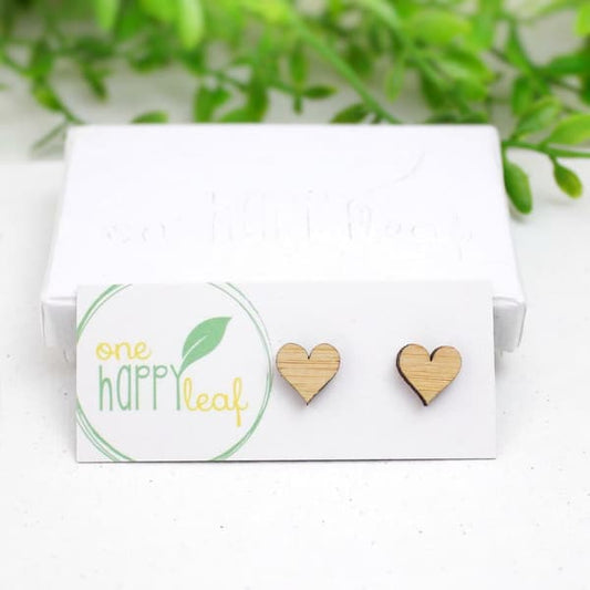 Love Heart Stud Earrings