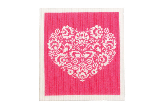 Compostable Sponge Cloth - Hearts