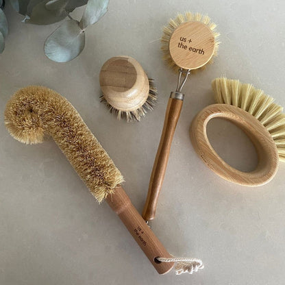 NATURAL CLEANING BRUSHES - boxed set of 4