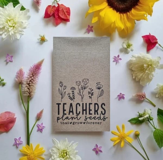 Teachers Plant Seeds Wildflowers