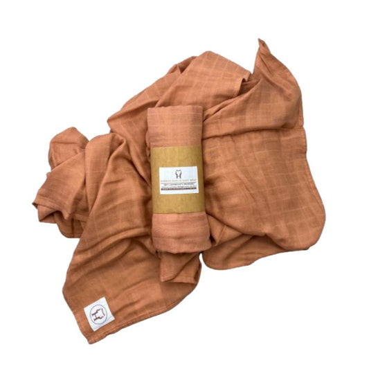 Bamboo Muslin Baby Swaddle Wrap