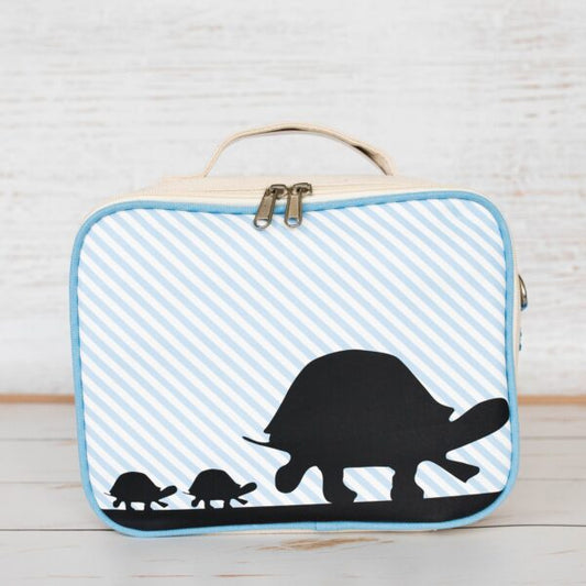 Organic Cotton Insulated Lunch Bag - Turtle