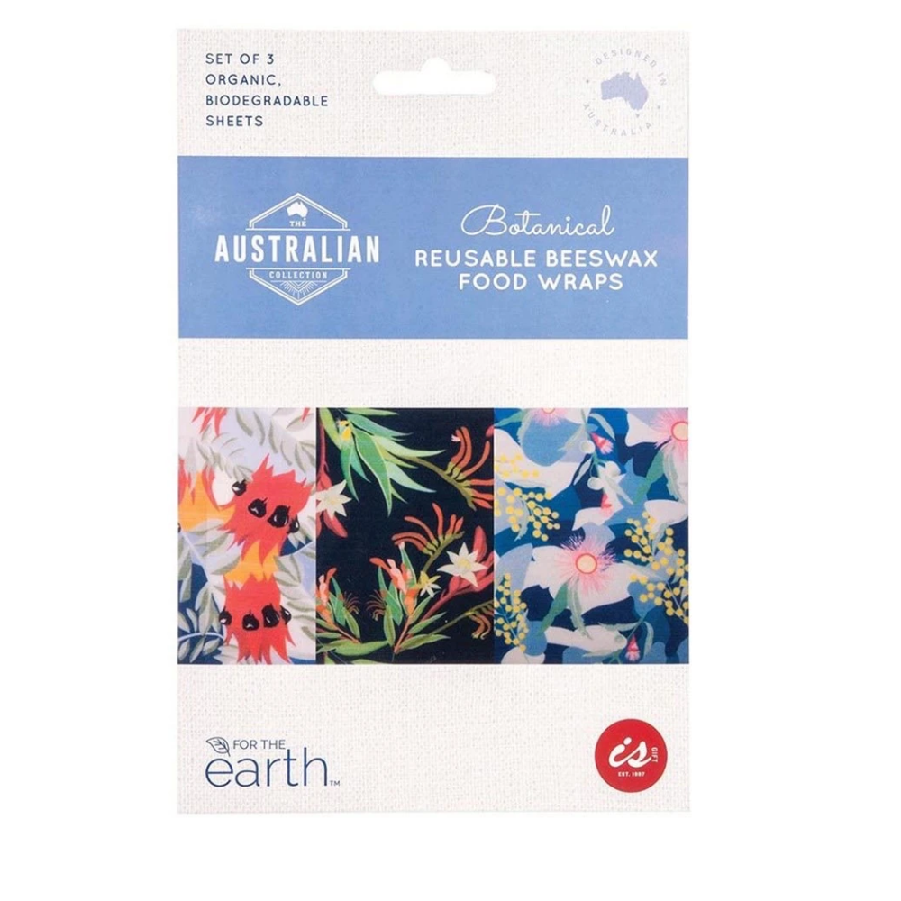 Reusable beeswax food wraps - Botanical