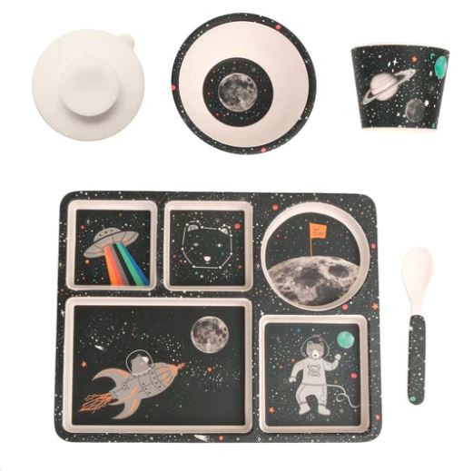 Divided Plate Set: Space Adventure