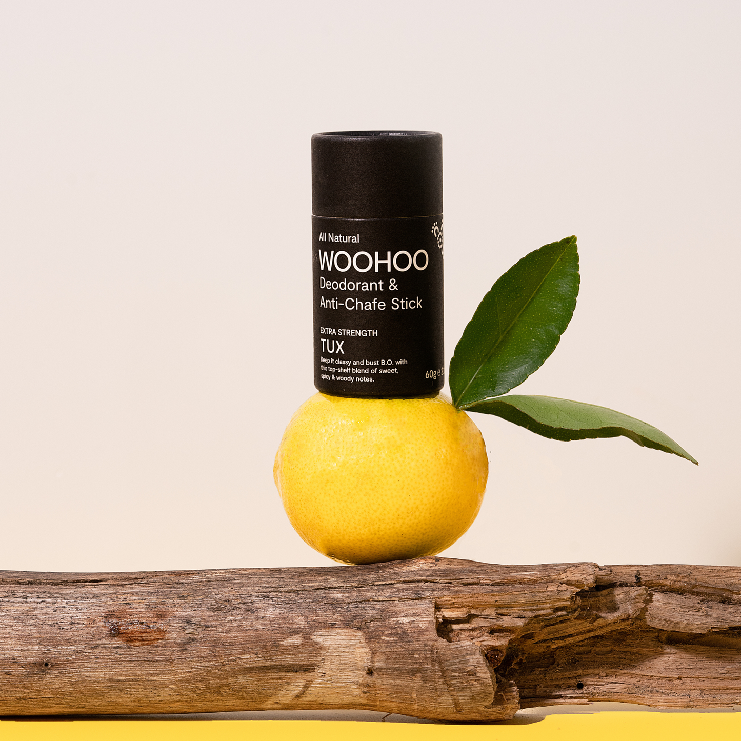 Woohoo Deodorant & Anti-Chafe Stick (Tux)