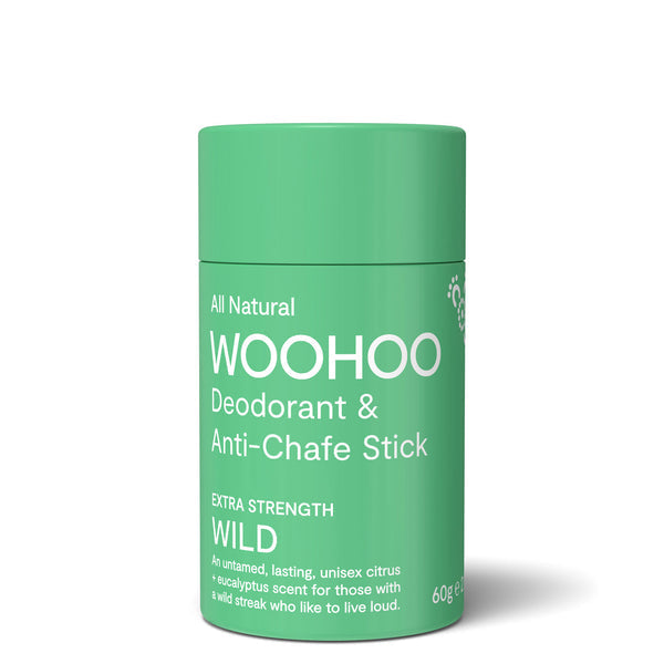 Woohoo Natural Deodorant & Anti-Chafe Stick (Wild)