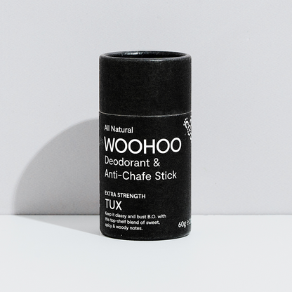 Woohoo Deodorant & Anti-Chafe Stick (Tux)