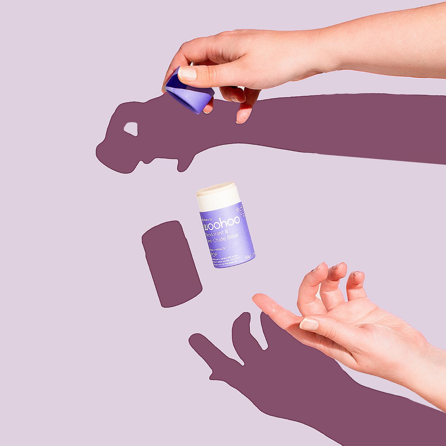 Woohoo Deodorant & Anti-Chafe Stick (Pop)