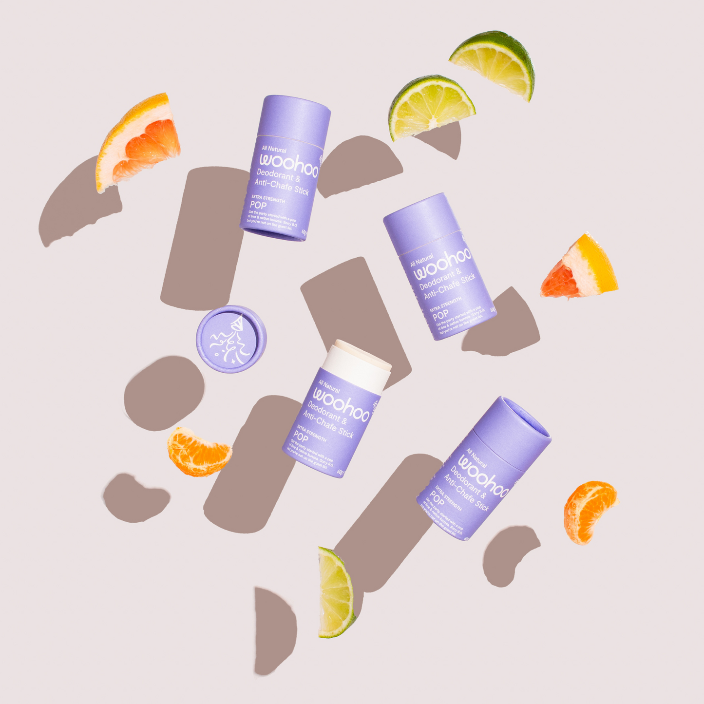 Woohoo Deodorant & Anti-Chafe Stick (Pop)
