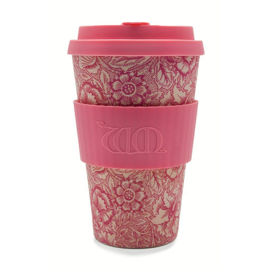 Reusable coffee cup - William Morris Poppy