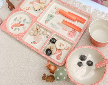 Divided Plate Set - Woodland Friends